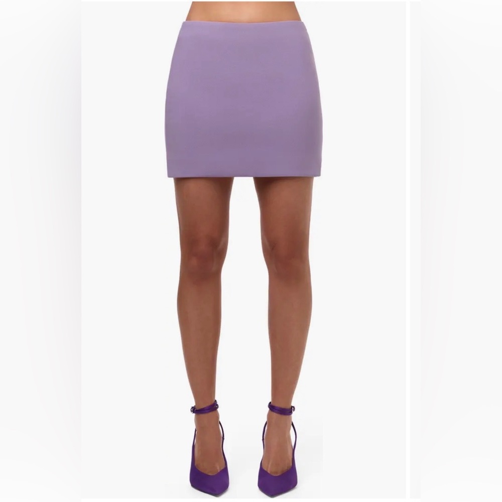 Naked Wardrobe Lavender Mini Skirt